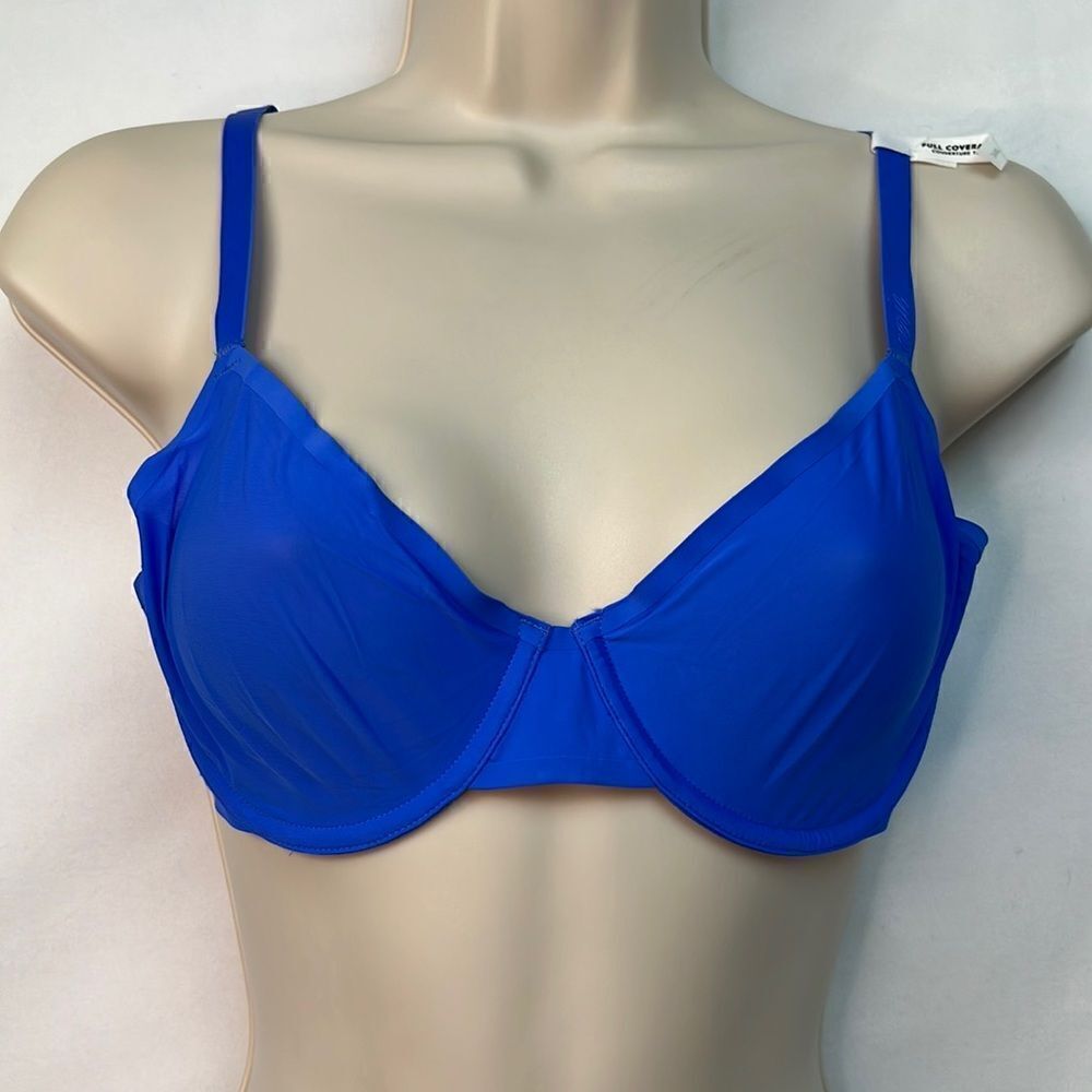 Aerie Smoothez royal blue full coverage unlined bra NWT